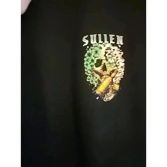 Sullen Men's Get Shamrocked Standard Black Short Sleeve Shirt Sz S CR6 Excellent - Picture 7 of 7
